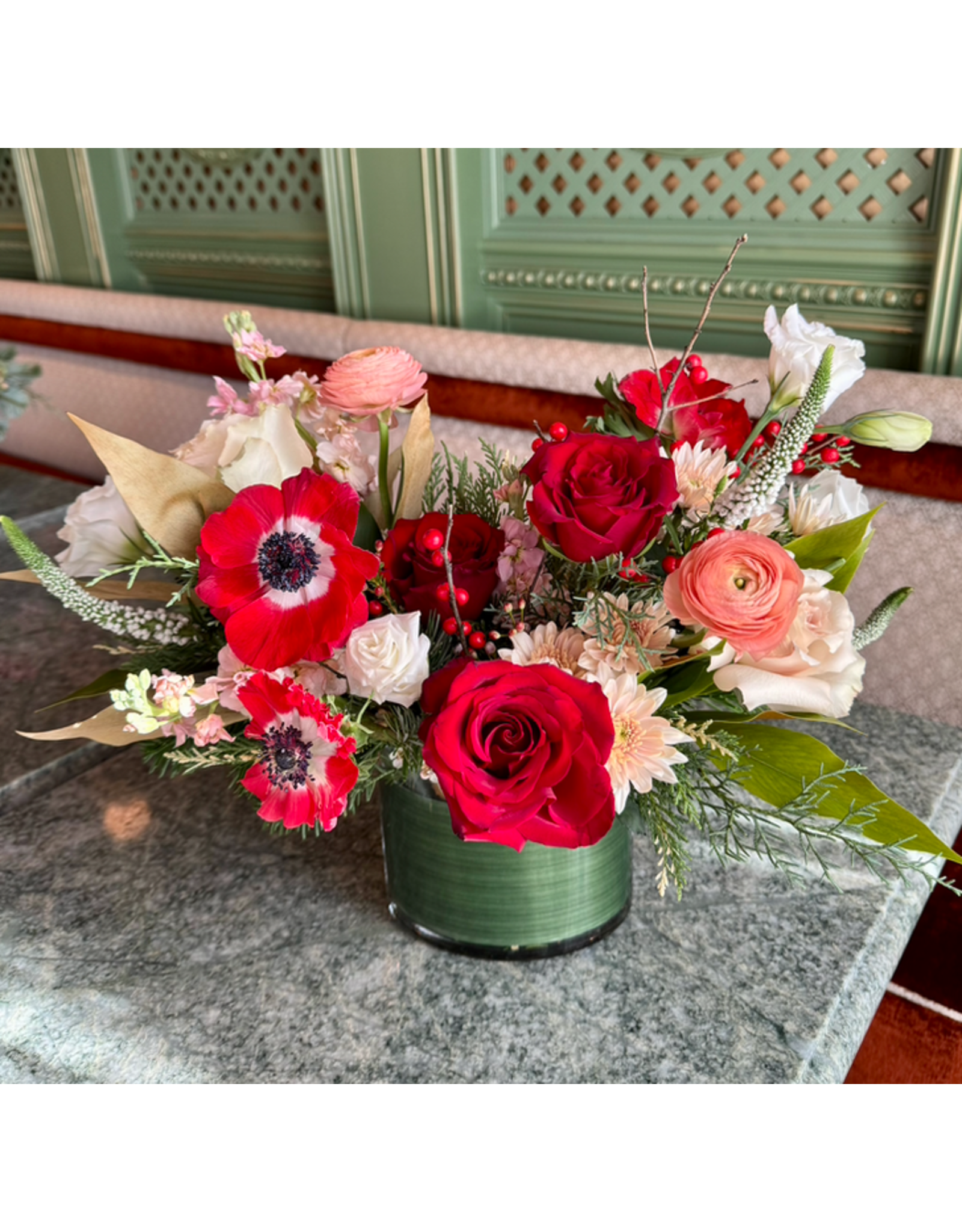 Junebug Colorful Luxe Holiday Arrangement