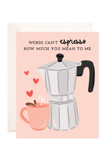 Bloomwolf Studio Espresso Love Card