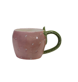Decor Shop at Junebug Hand Painted Strawberry Mug