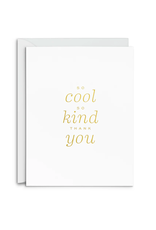 Smitten on Paper So Cool So Kind Thank You Card