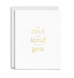 Smitten on Paper So Cool So Kind Thank You Card