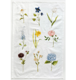 Emily Lex Studio Garden Flowers Tea Towel