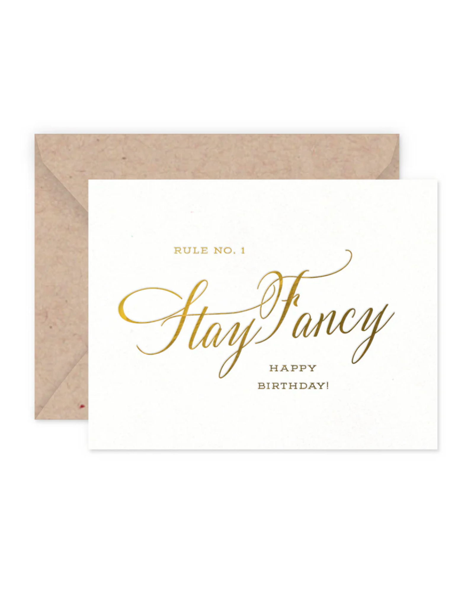 Smitten on Paper Stay Fancy Birthday Card