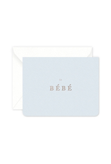 Smitten on Paper Bebe Boy Greeting Card