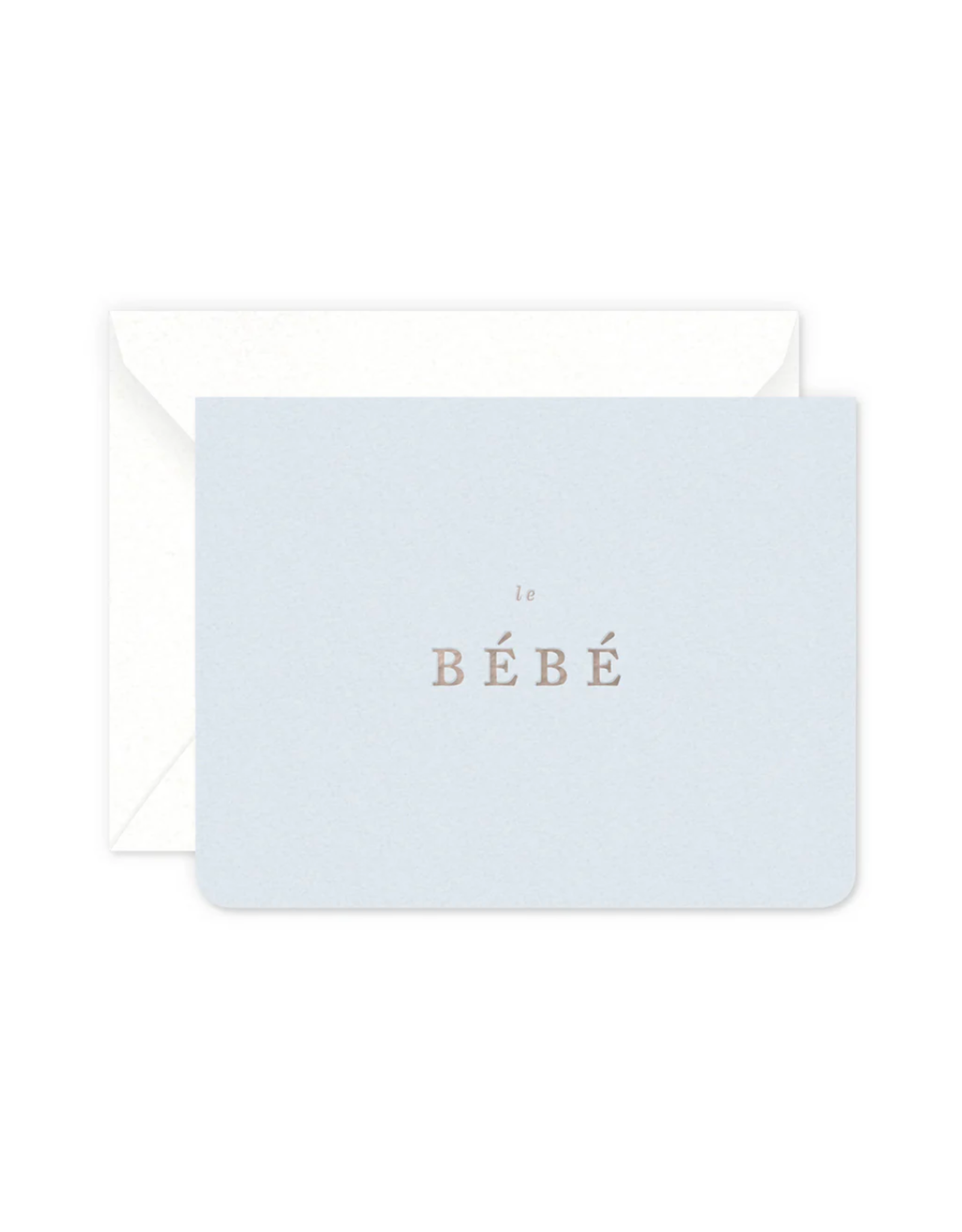 Smitten on Paper Bebe Boy Greeting Card