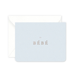 Smitten on Paper Bebe Boy Greeting Card