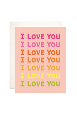 Bloomwolf Studio Ombre I Love You Card