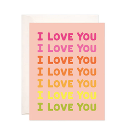 Bloomwolf Studio Ombre I Love You Card