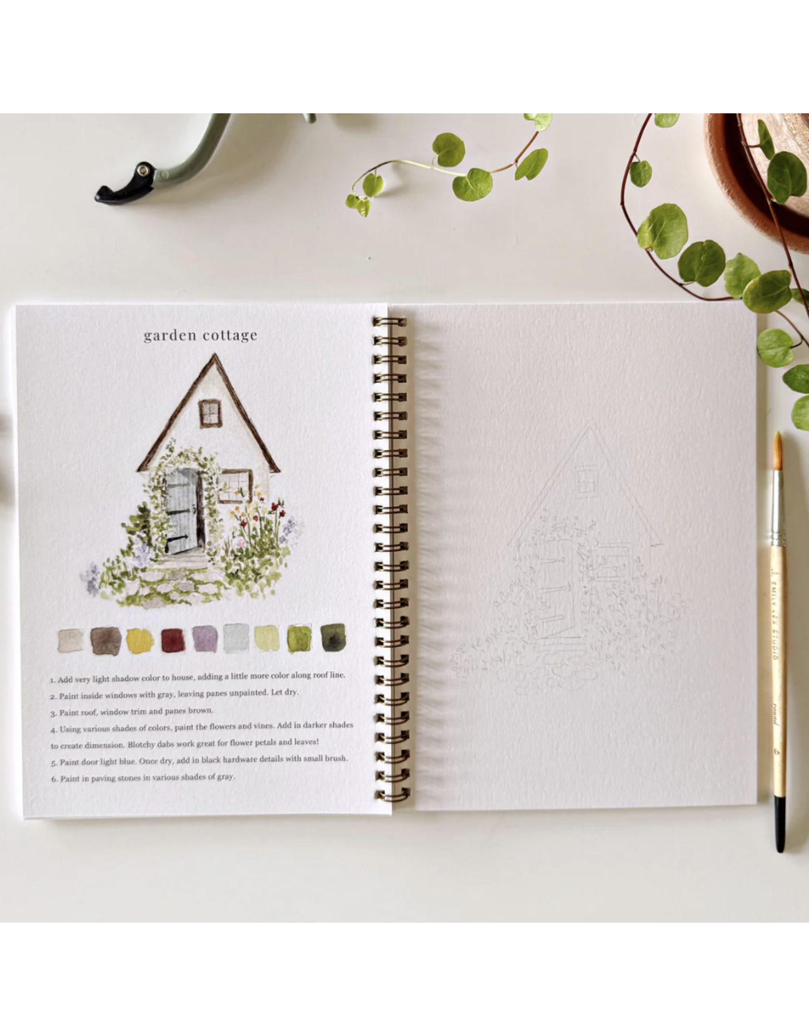 Emily Lex Studio Garden Watercolor Workbook