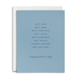 Smitten on Paper Best Dad Father's Day Card