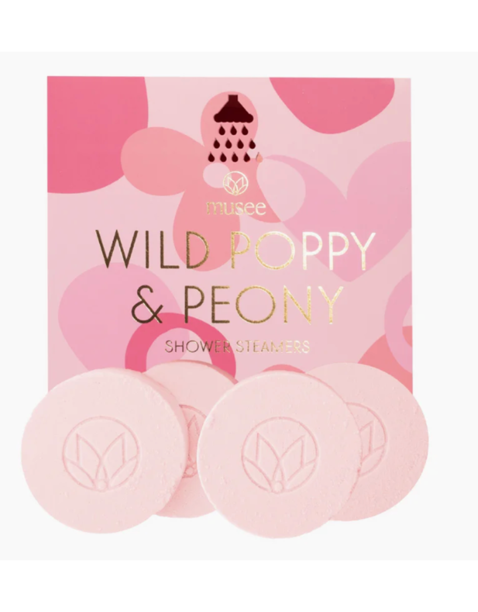 Musee Wild Poppy & Peony Shower Steamer