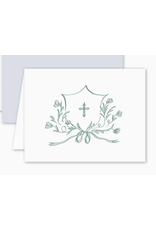 Dogwood Hill Avonlea Periwinkle Cross Card