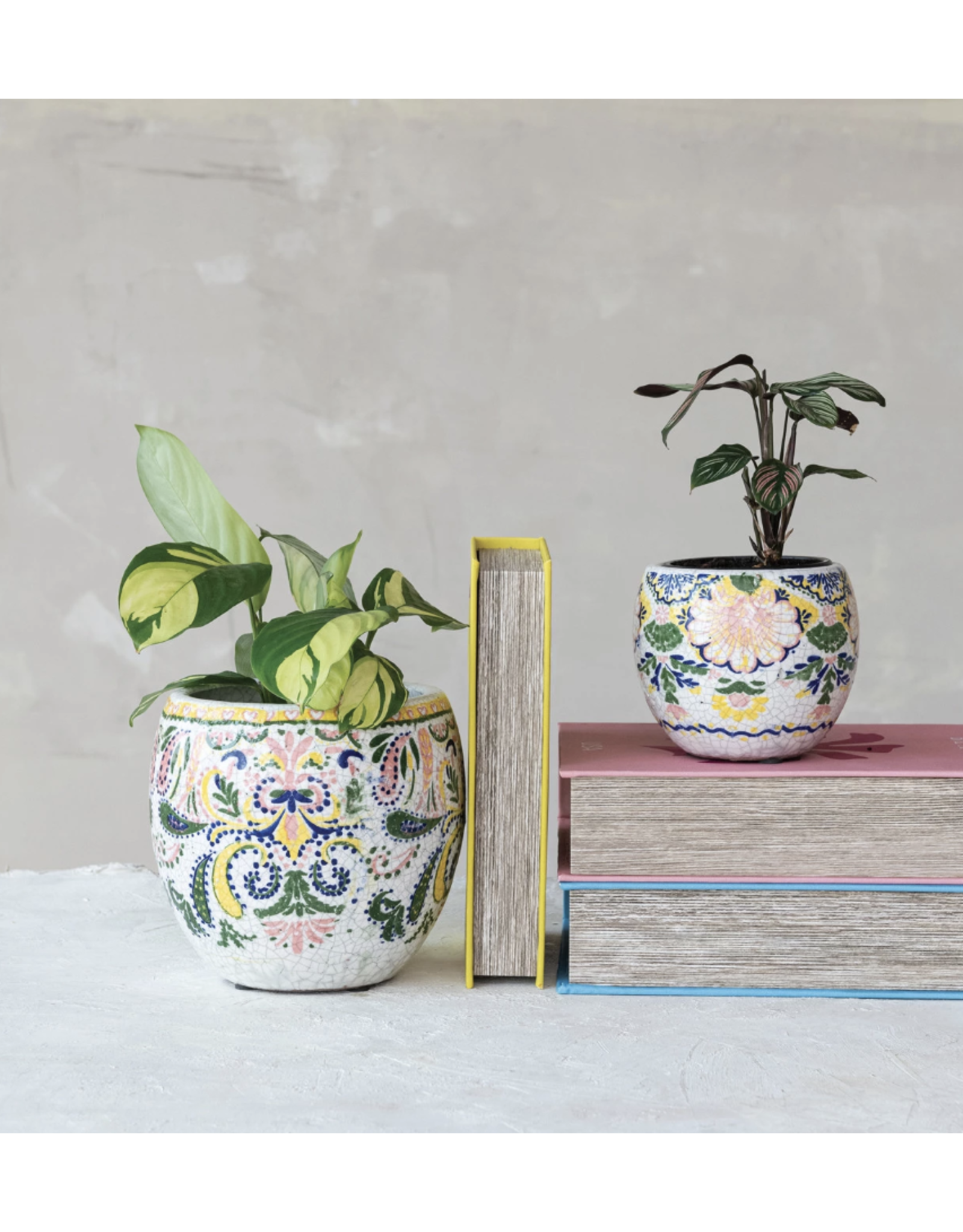 Decor Shop at Junebug Secret Garden Terra Cotta Pot 7"