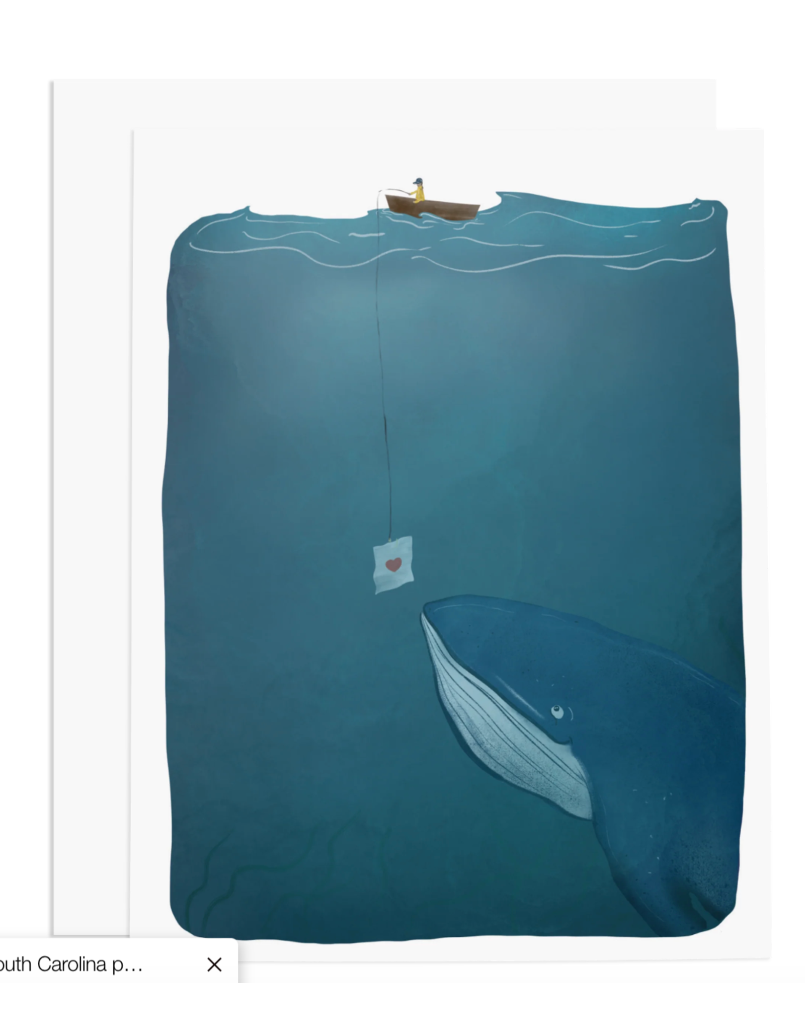 Ramus & Co Love Note Whale Card