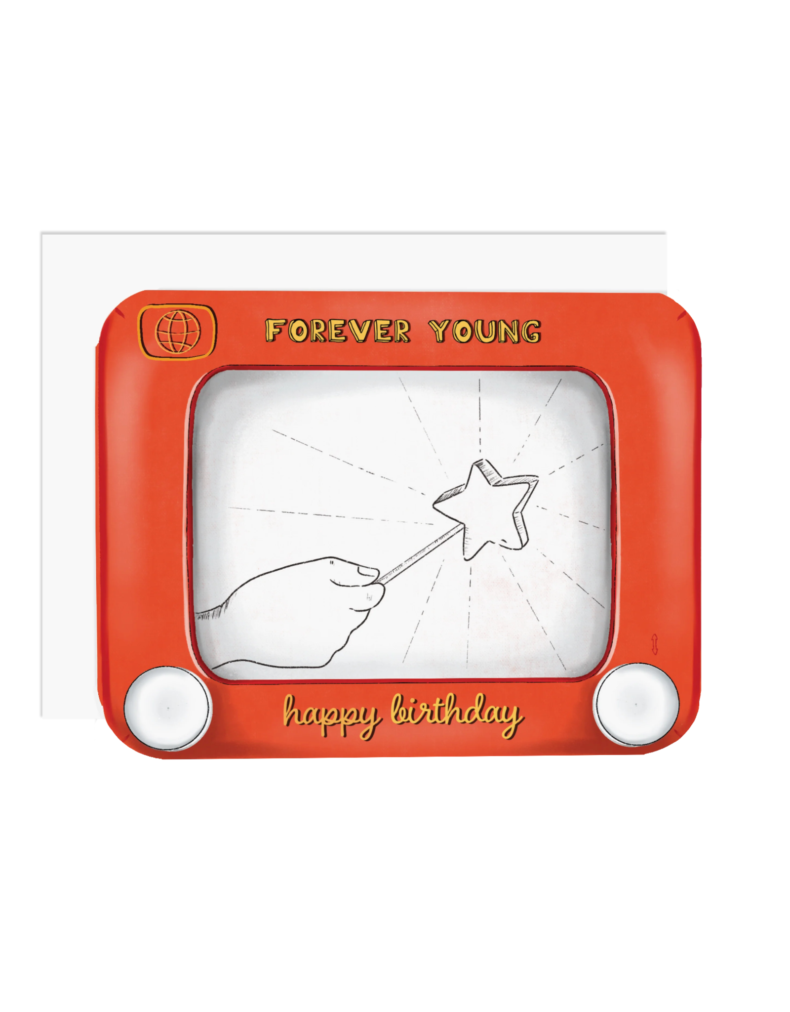 Ramus & Co Forever Young Sketch Toy Birthday Card