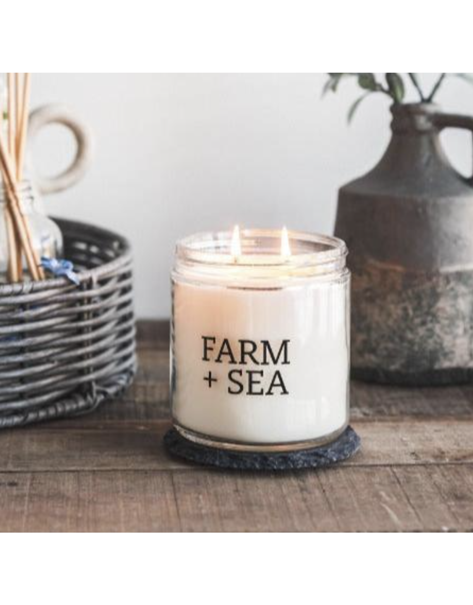 Farm + Sea Applewood Candle by Farm + Sea