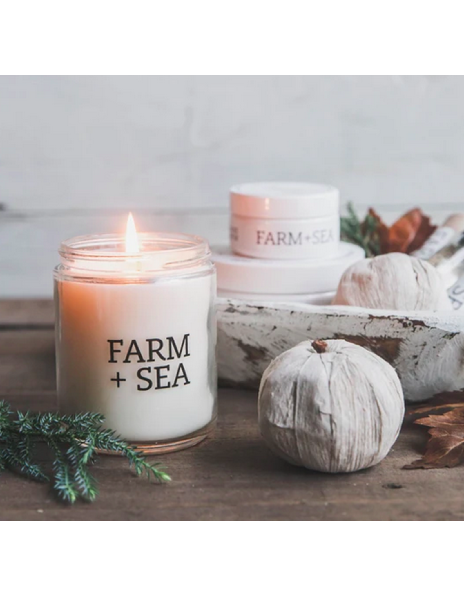 Farm + Sea Birch Logs + Blue Spruce Candle by Farm + Sea