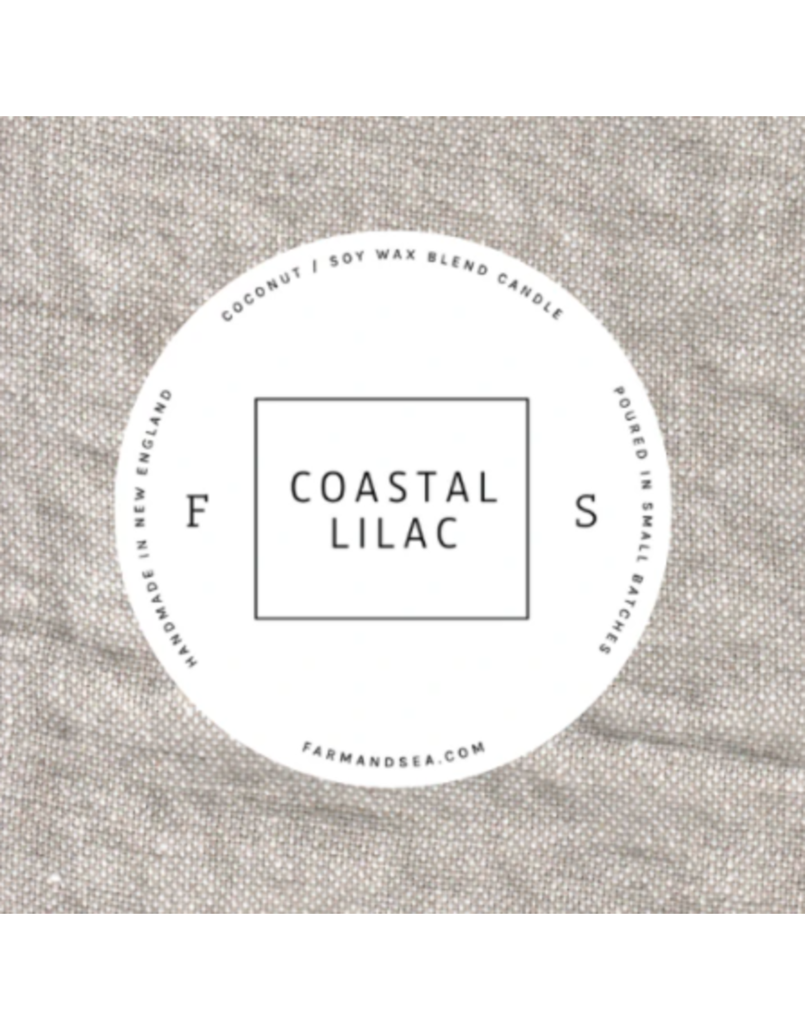 Farm + Sea Coastal Lilac Candle by Farm + Sea