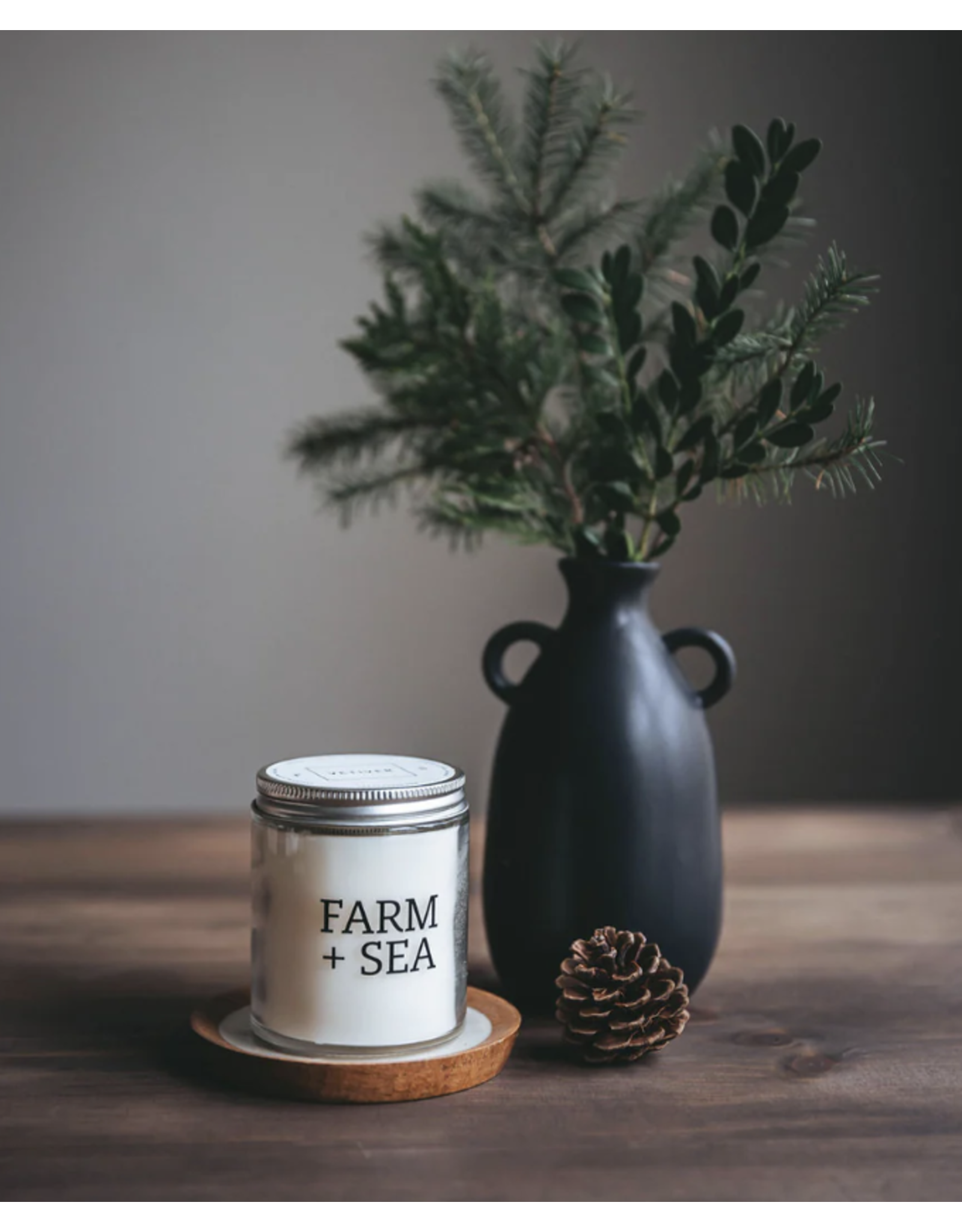 Farm + Sea Fir Tree Candle by Farm + Sea