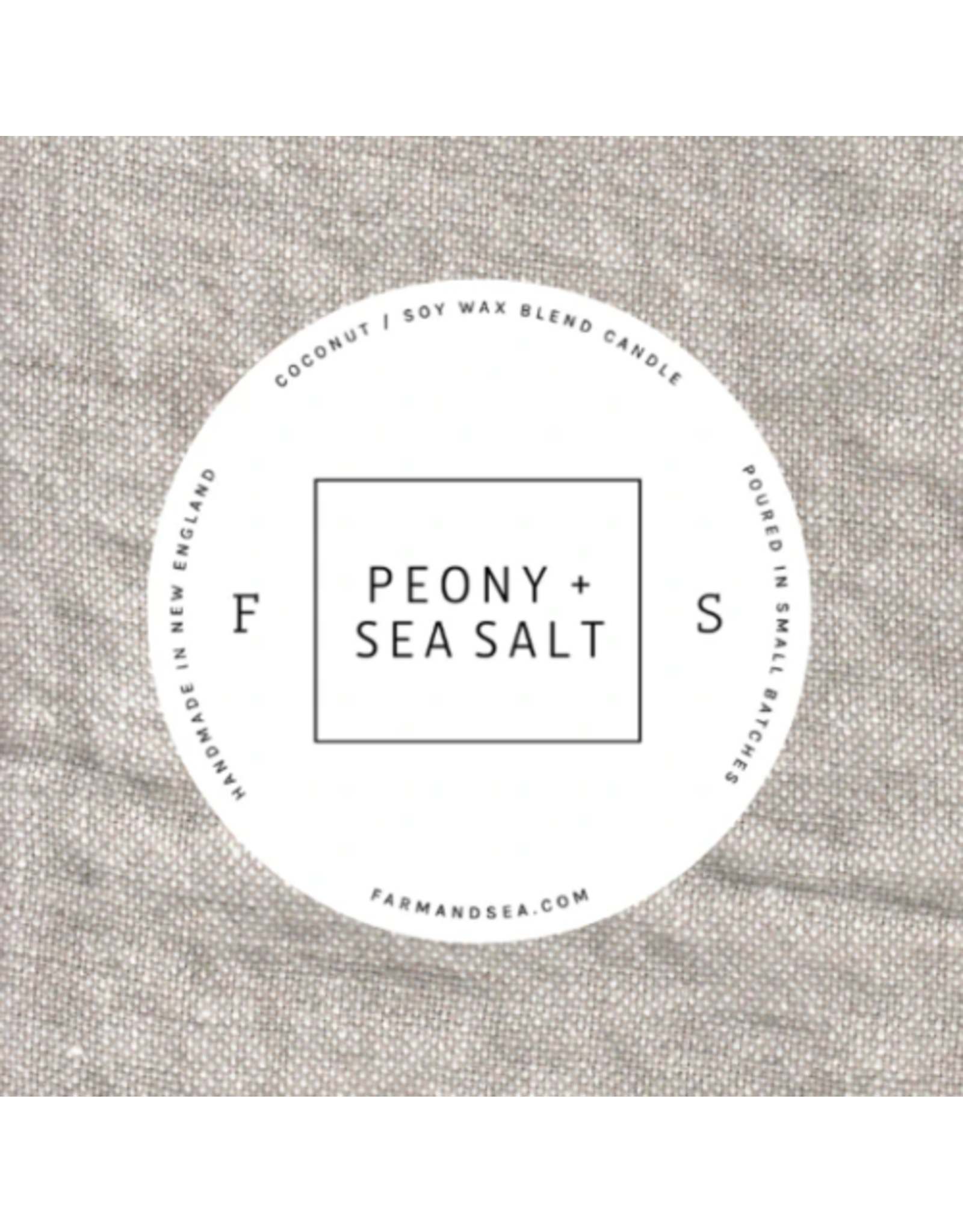 Farm + Sea Peony + Sea Salt Candle by Farm + Sea