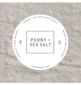 Farm + Sea Peony + Sea Salt Candle by Farm + Sea