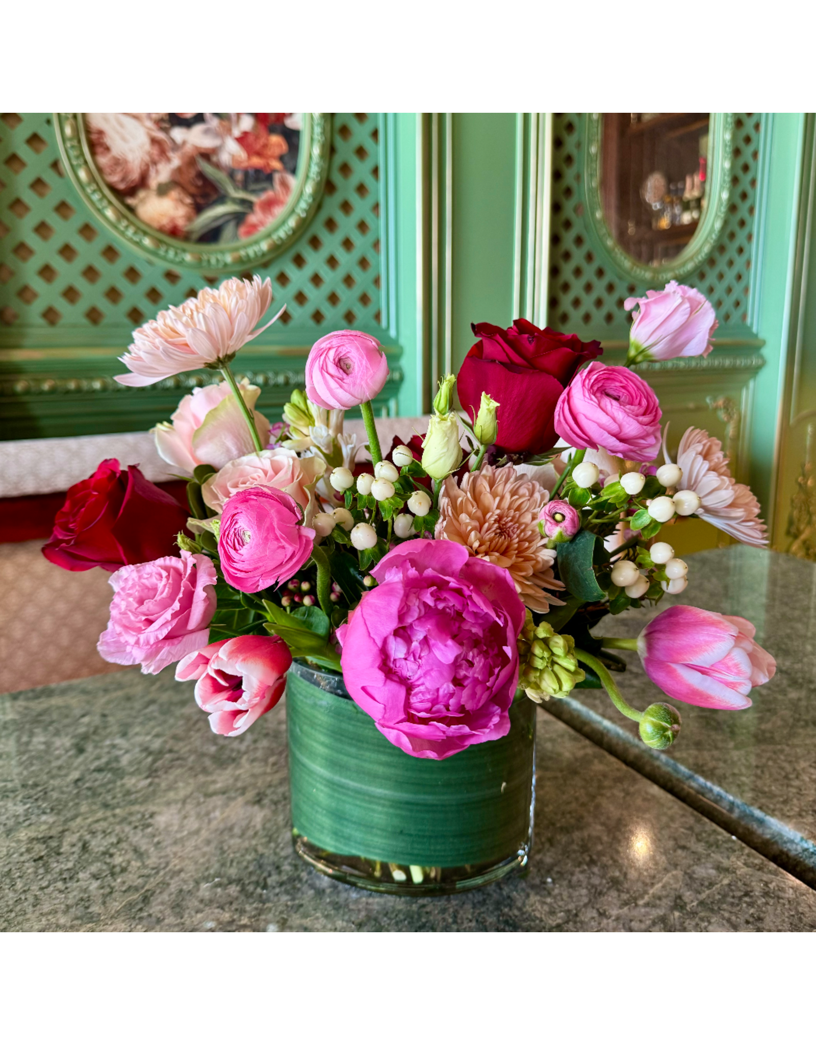 Junebug Luxe Valentine's Day Arrangement