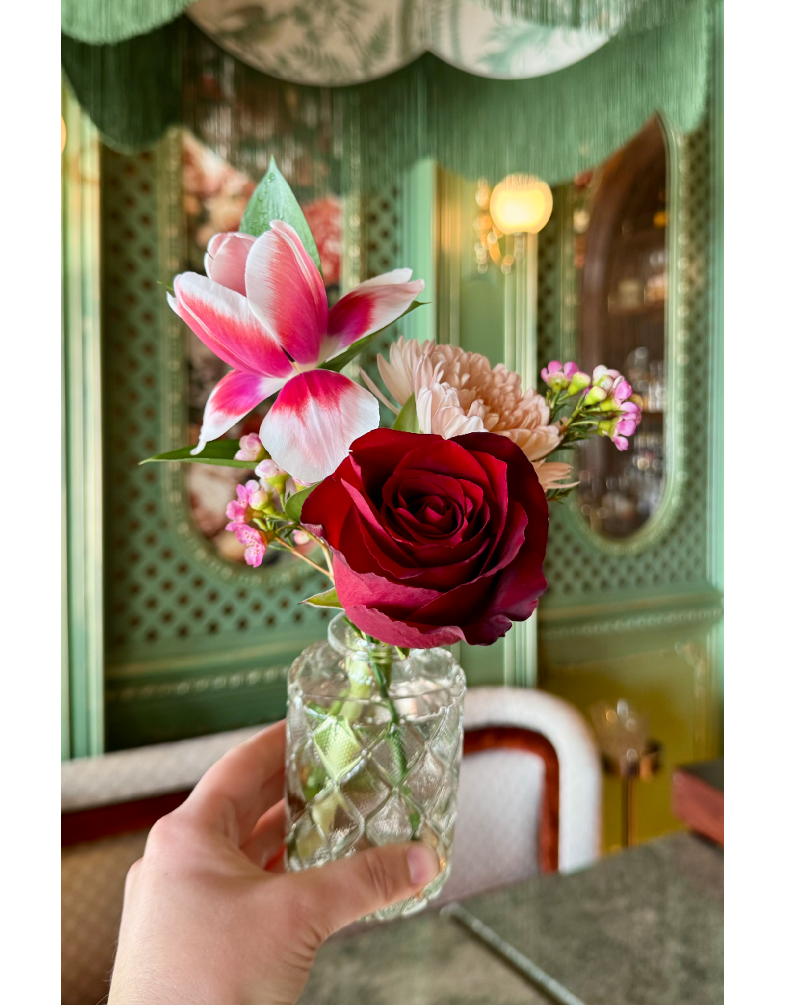 Junebug Valentine's Day Bud Vase