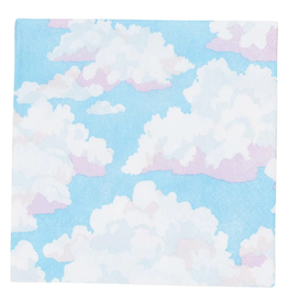 Caspari Blues Skies Cocktail Napkin