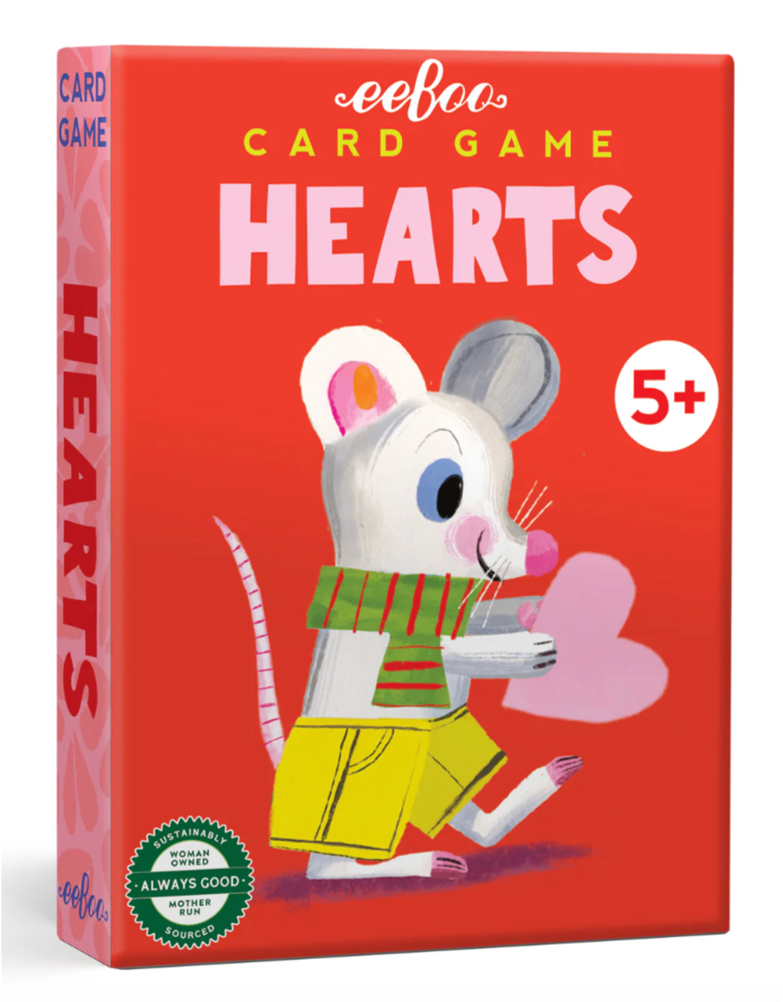 eeBoo Hearts Playing Cards