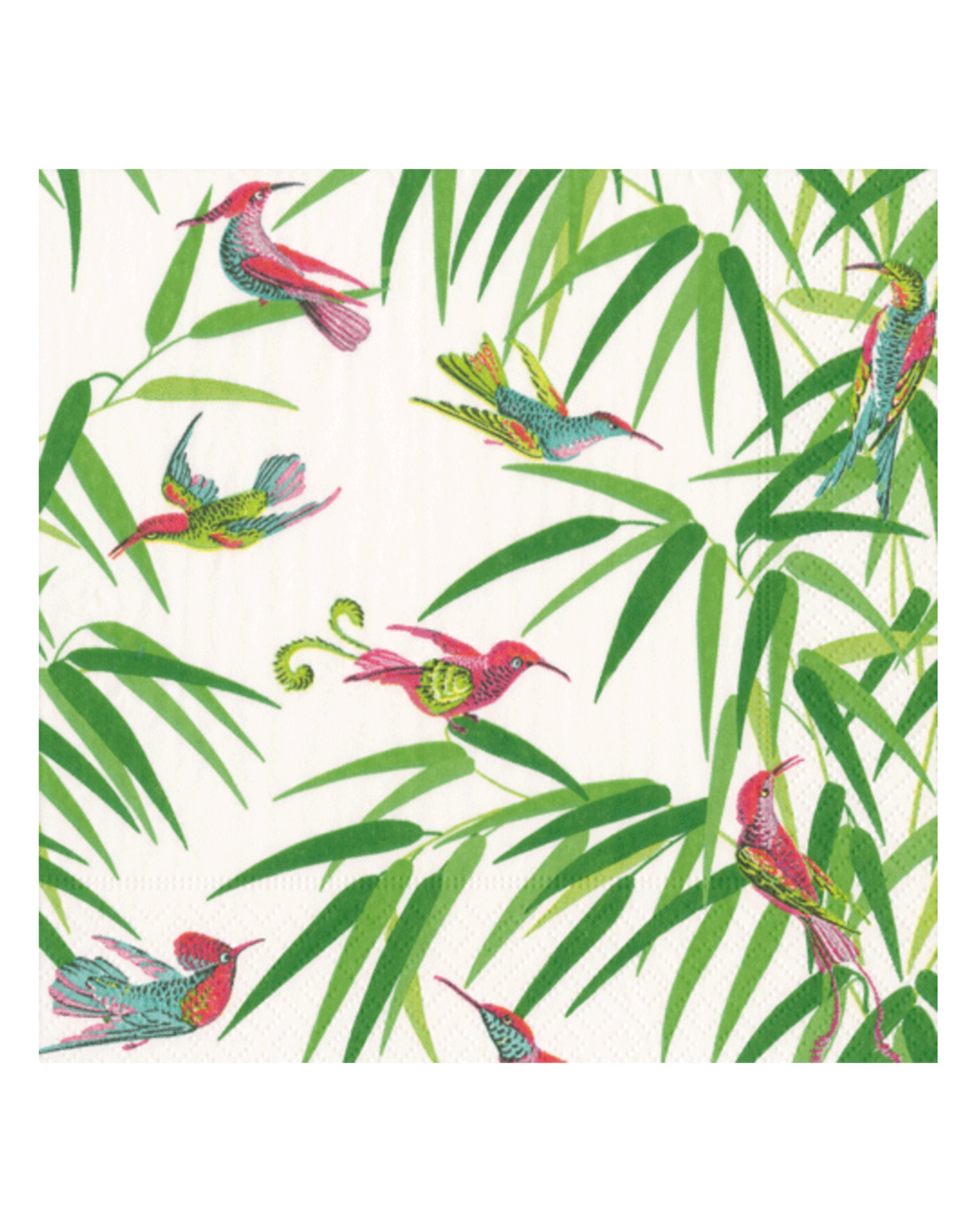Caspari Birds in Paradise Cocktail Napkin