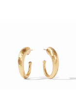 Julie Vos Hammered Hoop Earring by Julie Vos