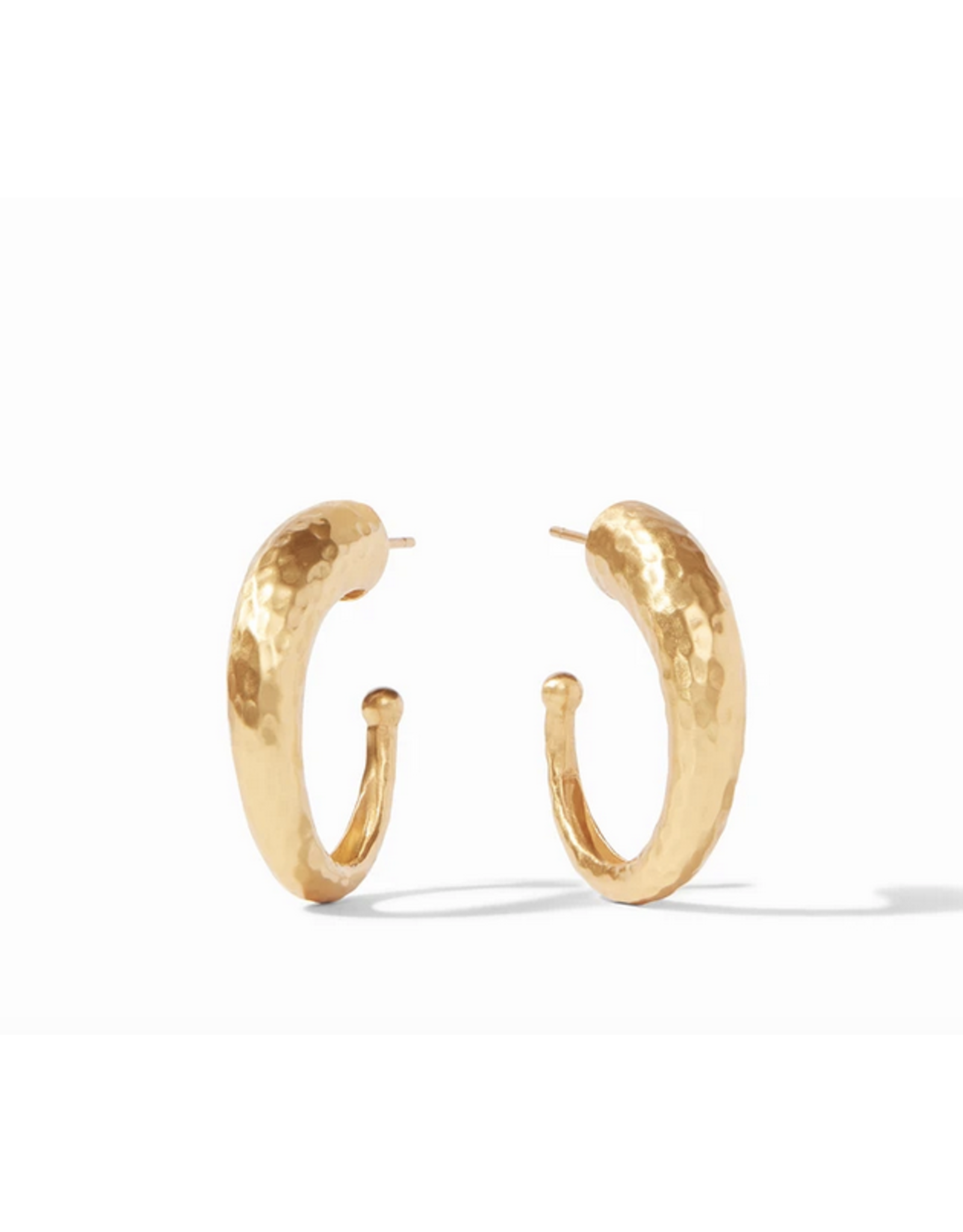Julie Vos Hammered Hoop Earring by Julie Vos