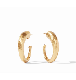 Julie Vos Hammered Hoop Earring by Julie Vos