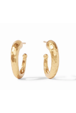 Julie Vos Hammered Hoop Earring by Julie Vos