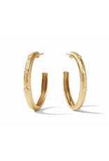 Julie Vos Noel Stone Hoop Earring by Julie Vos
