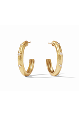 Julie Vos Noel Stone Hoop Earring by Julie Vos