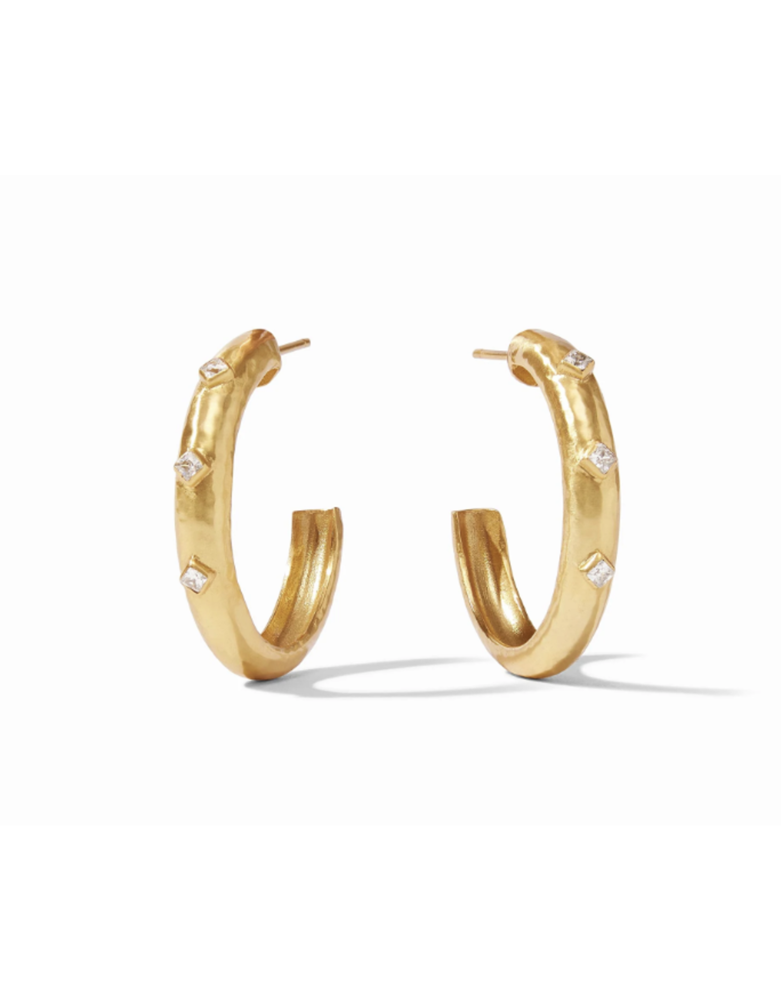 Julie Vos Noel Stone Hoop Earring by Julie Vos