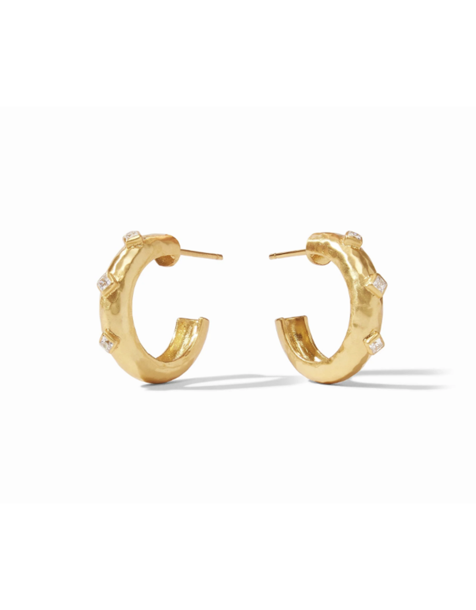 Julie Vos Noel Stone Hoop Earring by Julie Vos