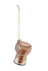 Decor Shop at Junebug Cheers Champagne Cork Ornament