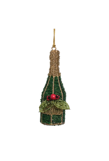 Decor Shop at Junebug Beaded Champagne Ornament