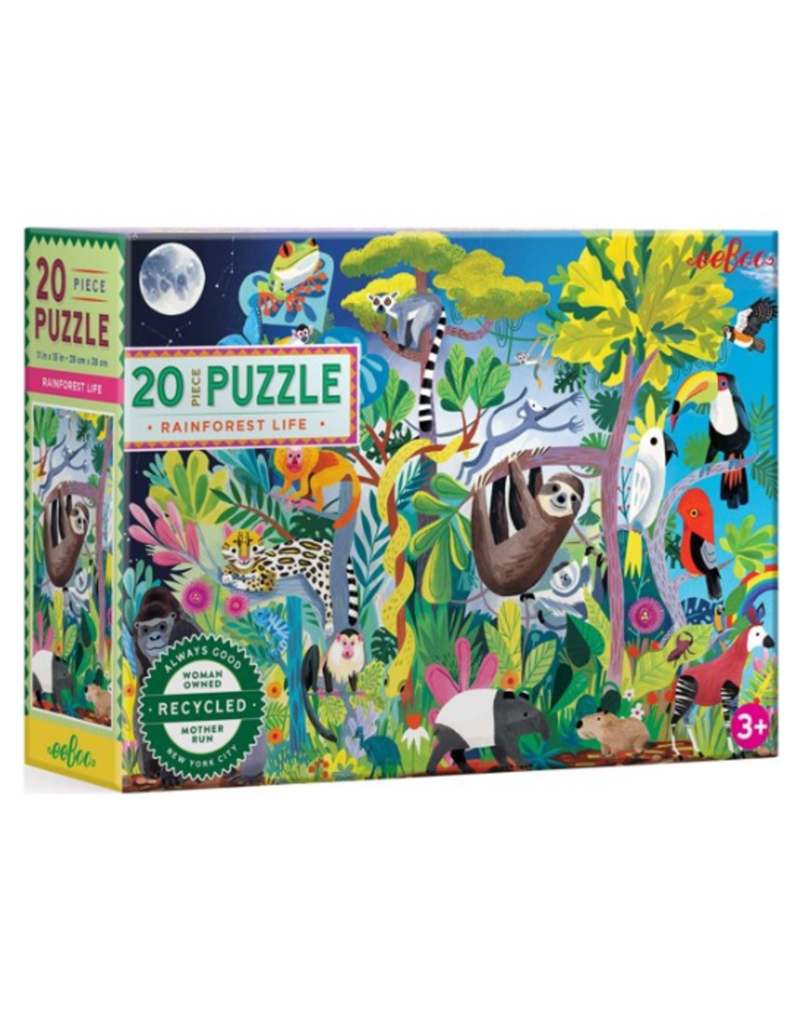 eeBoo Rainforest Life Puzzle