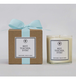 Ella B Best. Teacher. Ever. Candle