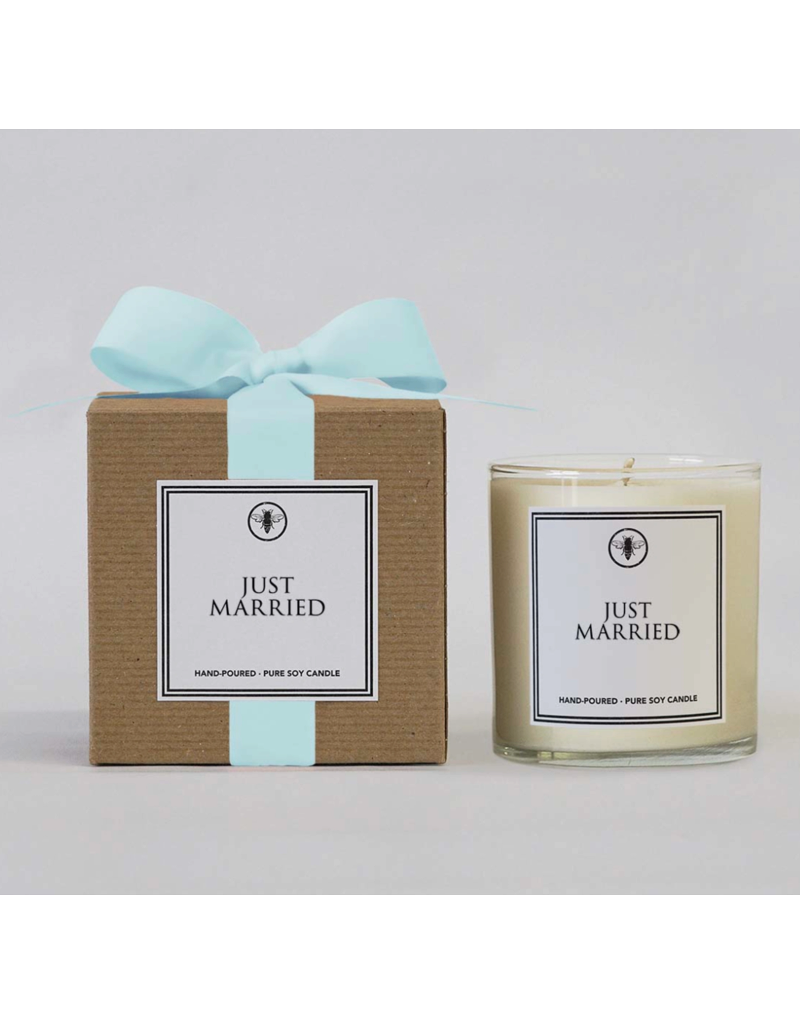 Ella B Just Married Candle