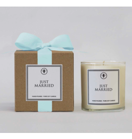 Ella B Just Married Candle