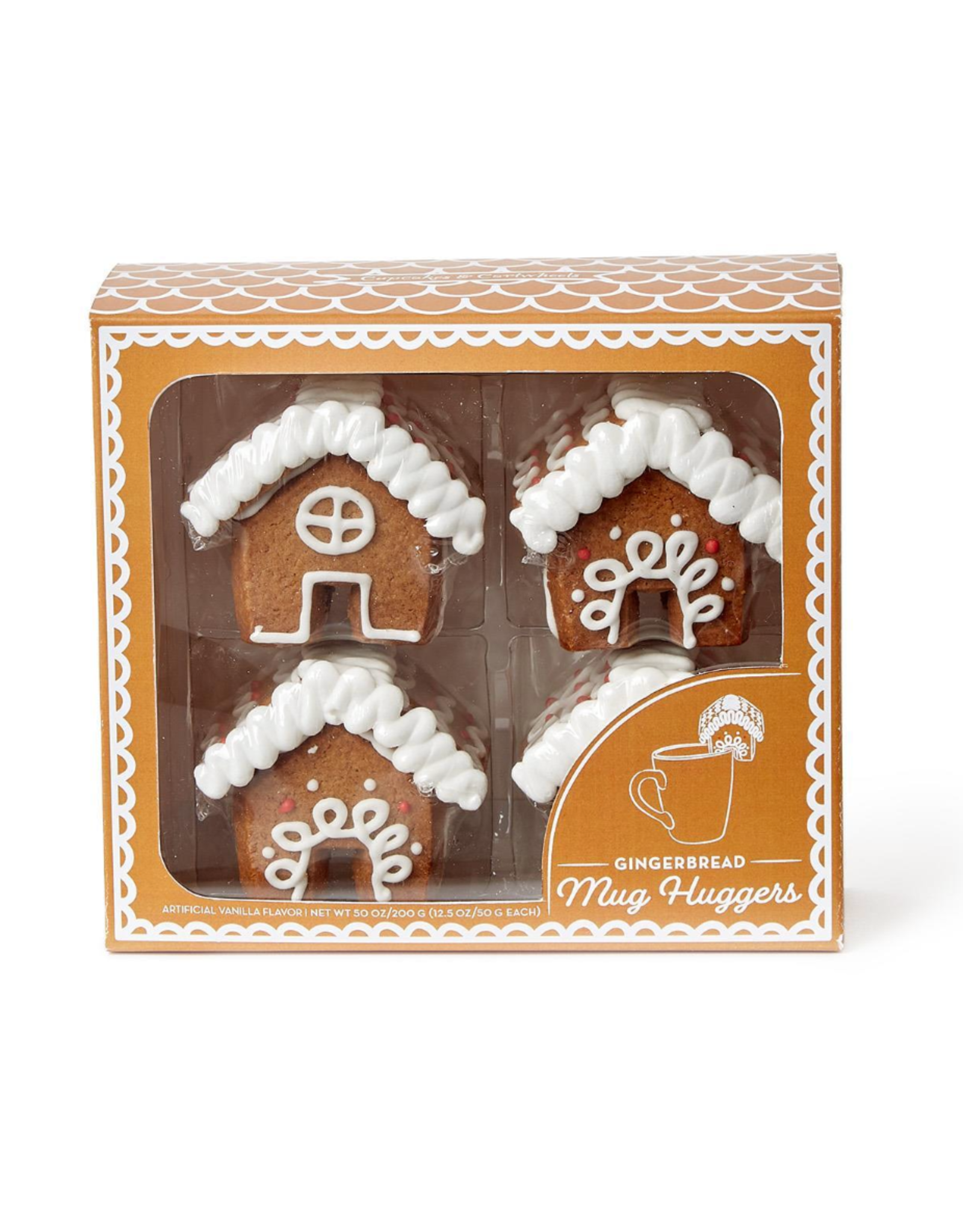 Decor Shop at Junebug Gingerbread House Cookie Mug Hugger - Set of 4