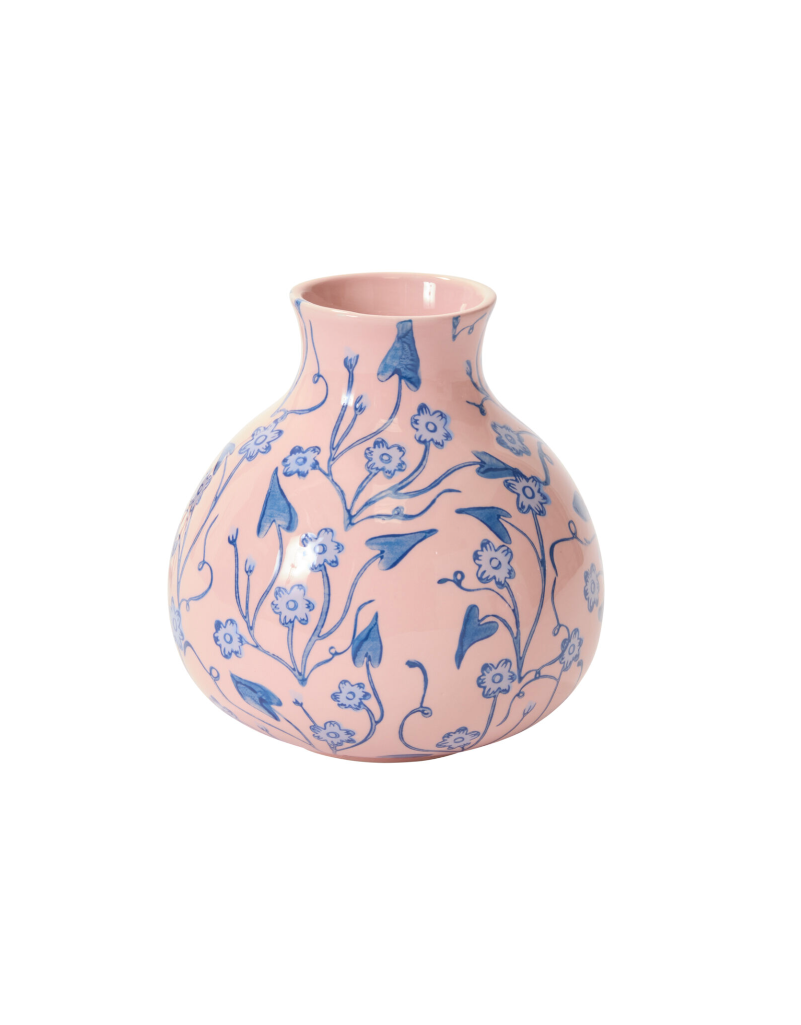 Decor Shop at Junebug Flourish Vase in Light Pink 6.25"x 6.25"