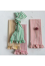 Decor Shop at Junebug Ruffle Striped Tea Towel