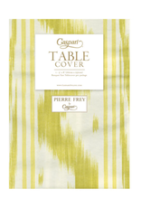 Caspari Paper Table Cover in Toile de Nantes Yellow