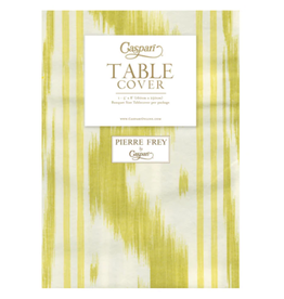 Caspari Paper Table Cover in Toile de Nantes Yellow