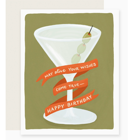 Slightly Stationery Olive Your Birthday Wishes Card